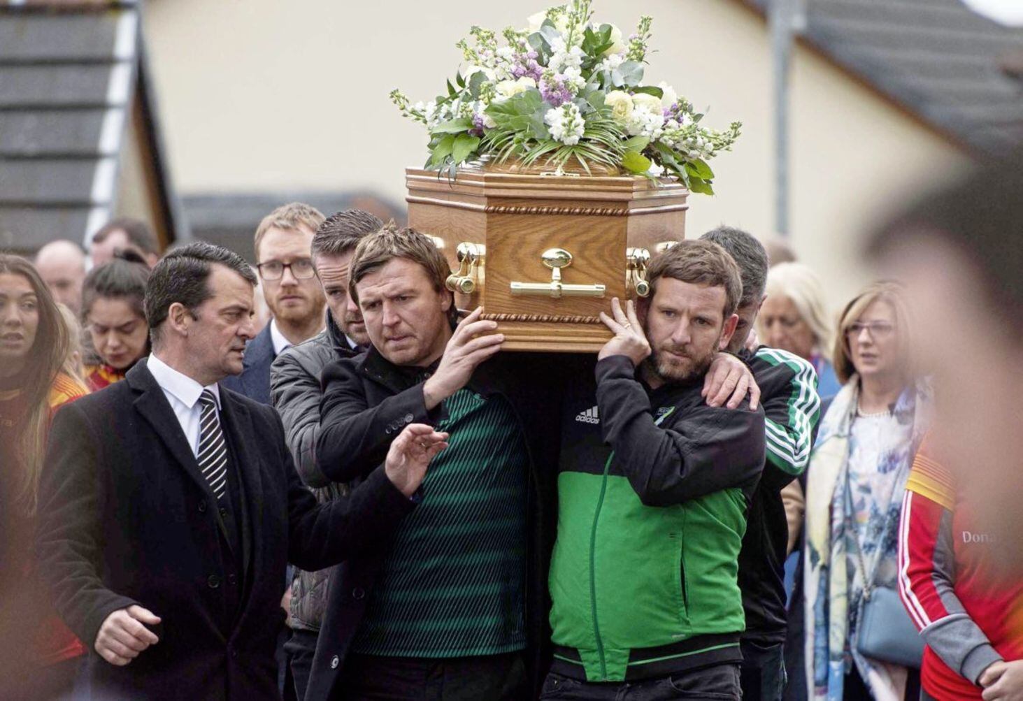 Funeral for Co Down Gaelic footballer Siobhan McCann 26 who