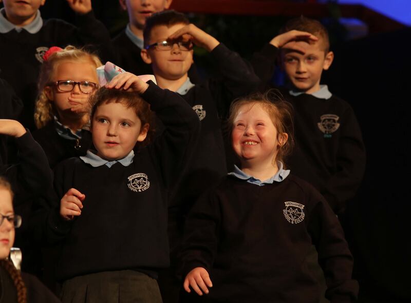 Ardnashee School and College performing in the schools session