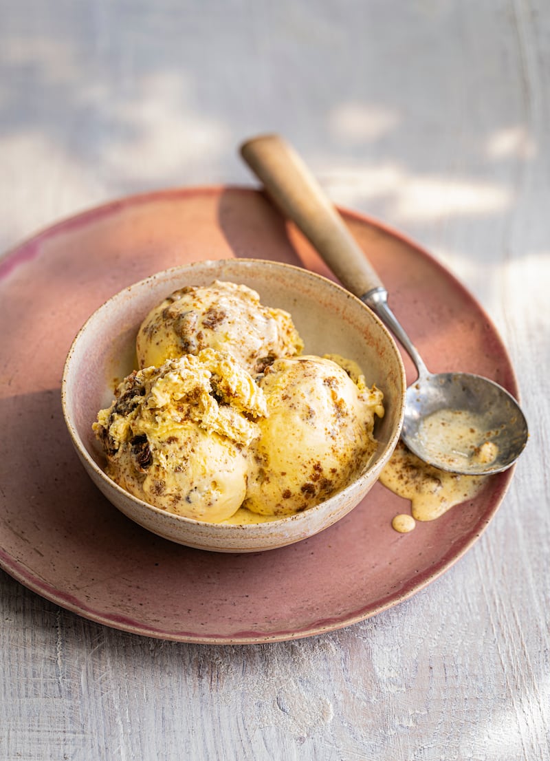 Prue Leith's easy leftover Christmas cake ice cream recipe