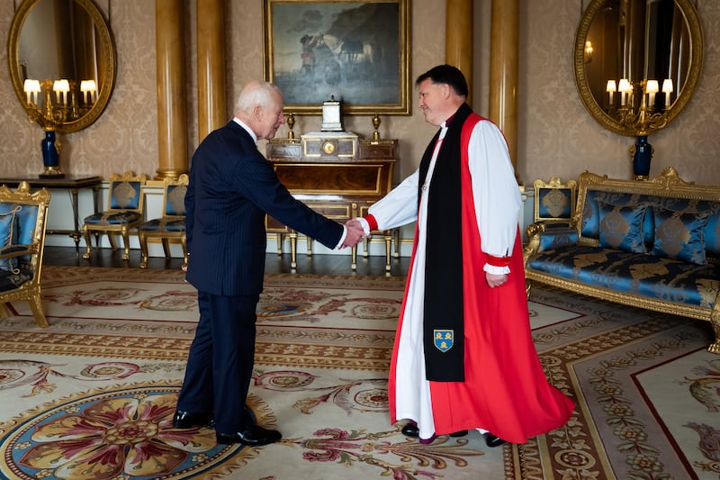 The King met Mr Usher at Buckingham Palace on Wednesday