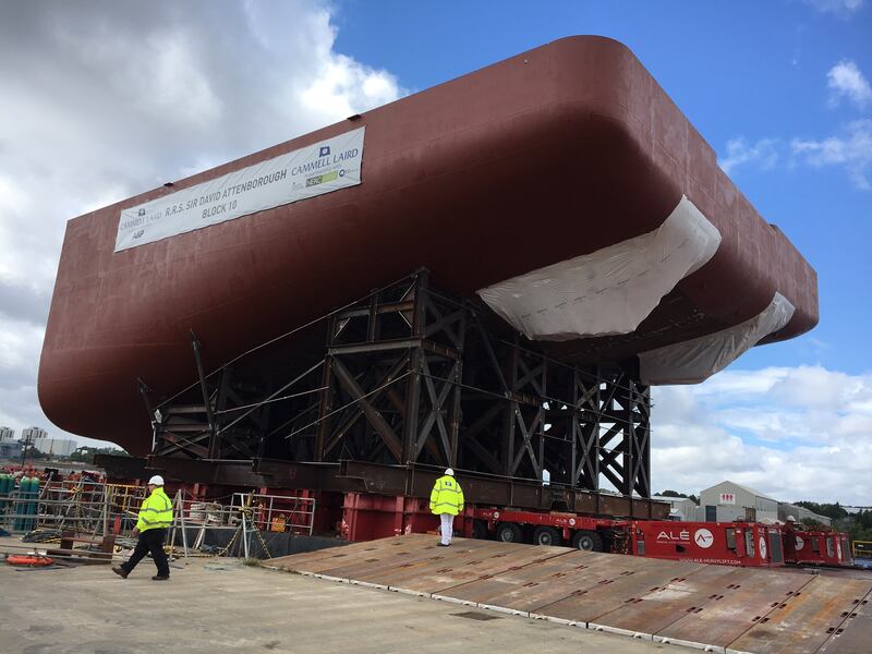 Block 10 from RRS Sir David Attenborough