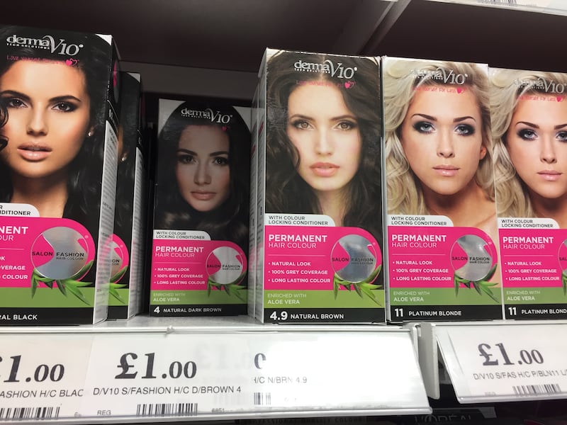 A £1 hair dye in Home Bargain (PA