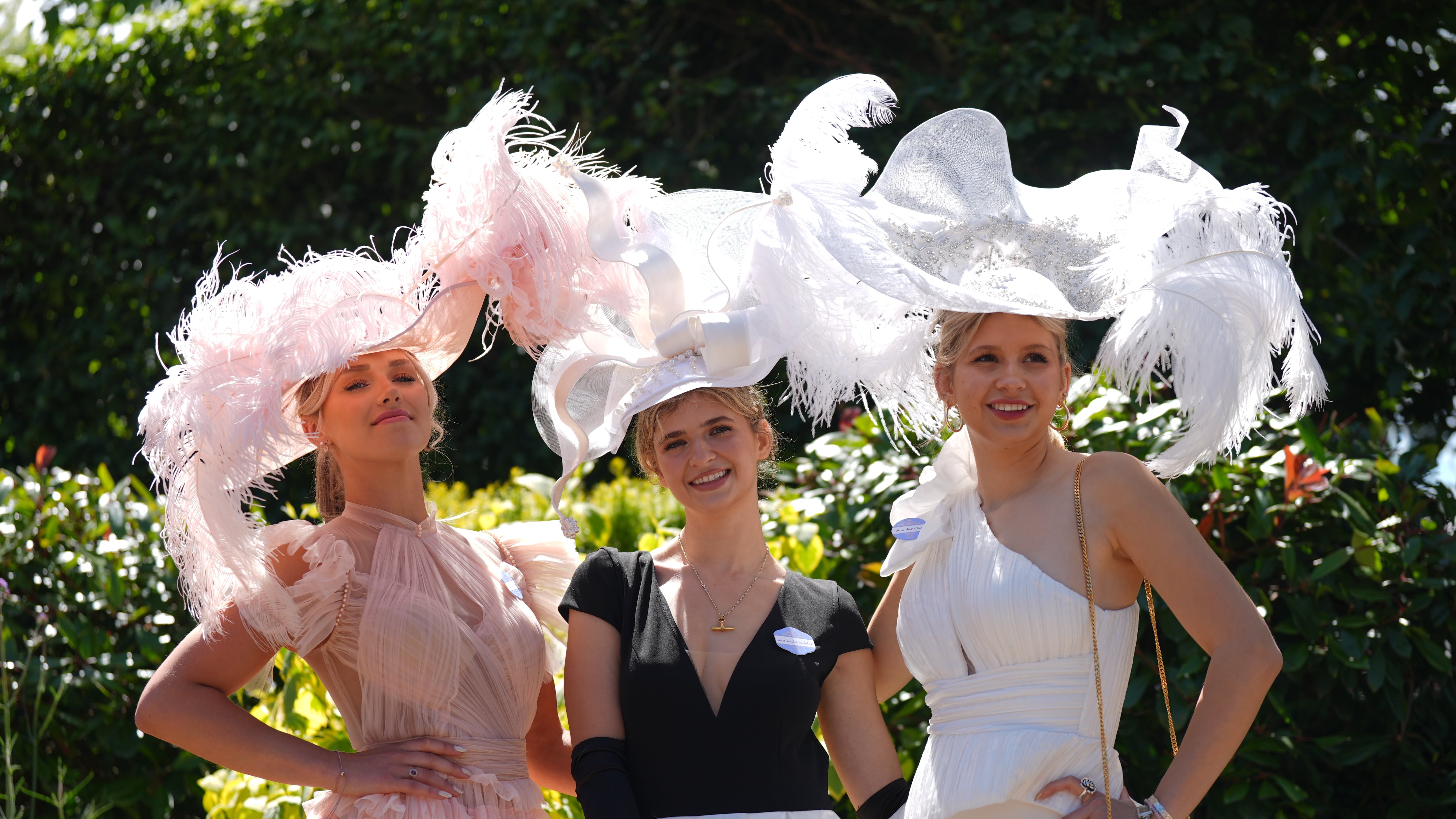 Racegoers put on the style on day three of Royal Ascot at Ascot Racecourse, Berkshire
