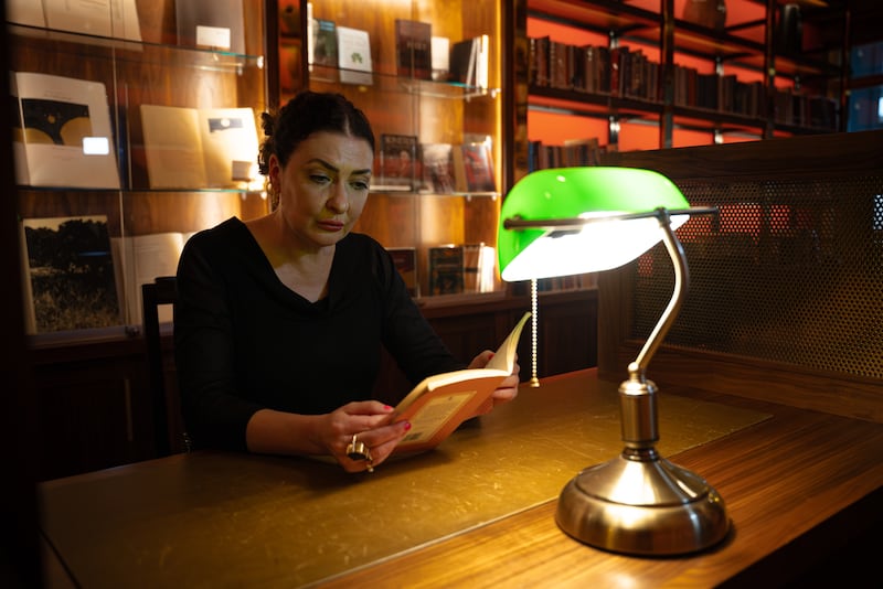 Kathy Kiera Clarke at the Seamus Heaney HomePlace in Bellaghy, Co Derry