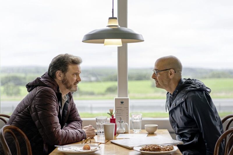 Supernova: Colin Firth as Sam and Stanley Tucci as Tusker 