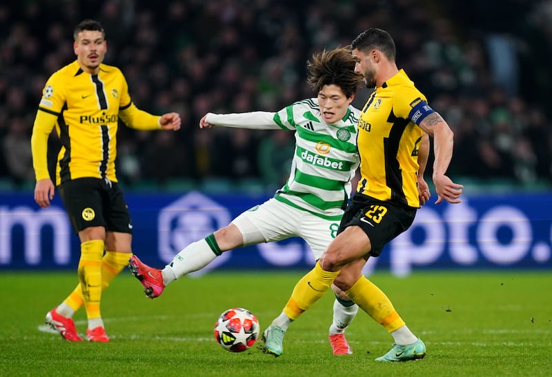 The win against Young Boys is set to be the Japan striker’s final game for Celtic