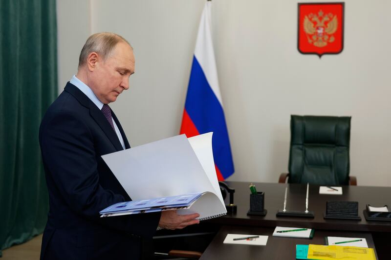 Russian President Vladimir Putin (Gavriil Grigorov, Sputnik, Kremlin Pool Photo via AP)