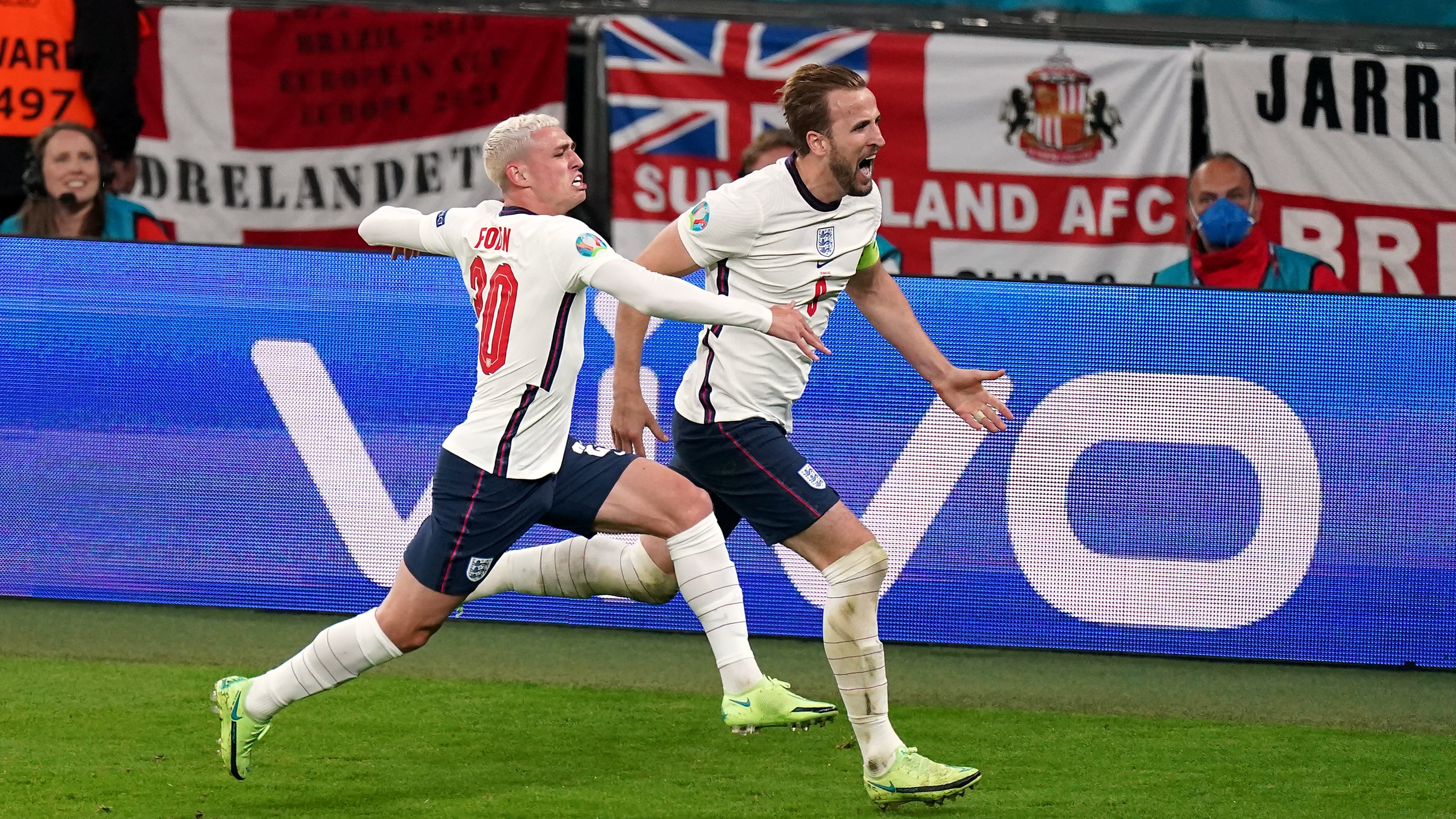 Harry Kane scored a memorable goal for England in the Euro 2020 semi-final