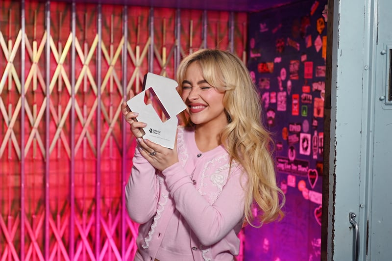 Sabrina Carpenter Please Please Please Official Number 1 Single – Credit Official Charts