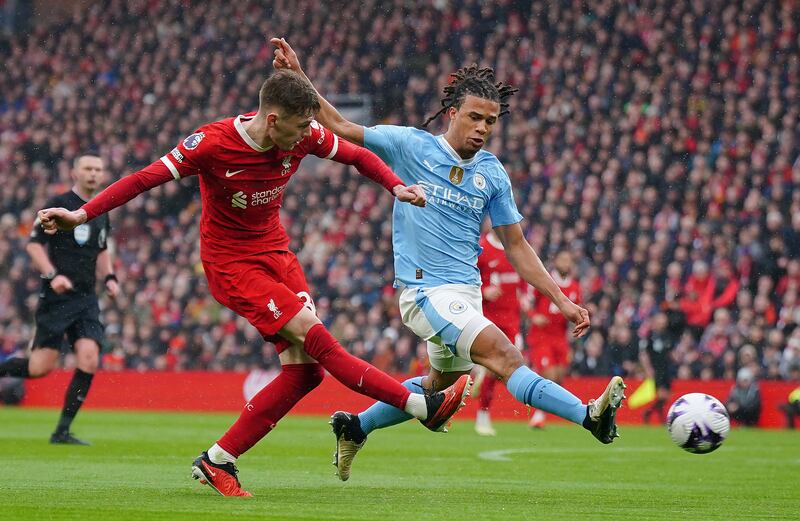 Nathan Ake (right) will be unavailable for Manchester City on Wednesday