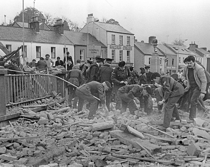 An IRA bomb killed 11 people in Enniskillen on Remembrance Day in 1987. File picture by Pacemaker