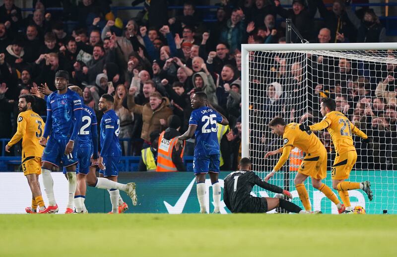 Robert Sanchez’s mistake gifted Wolves a goal earlier in January