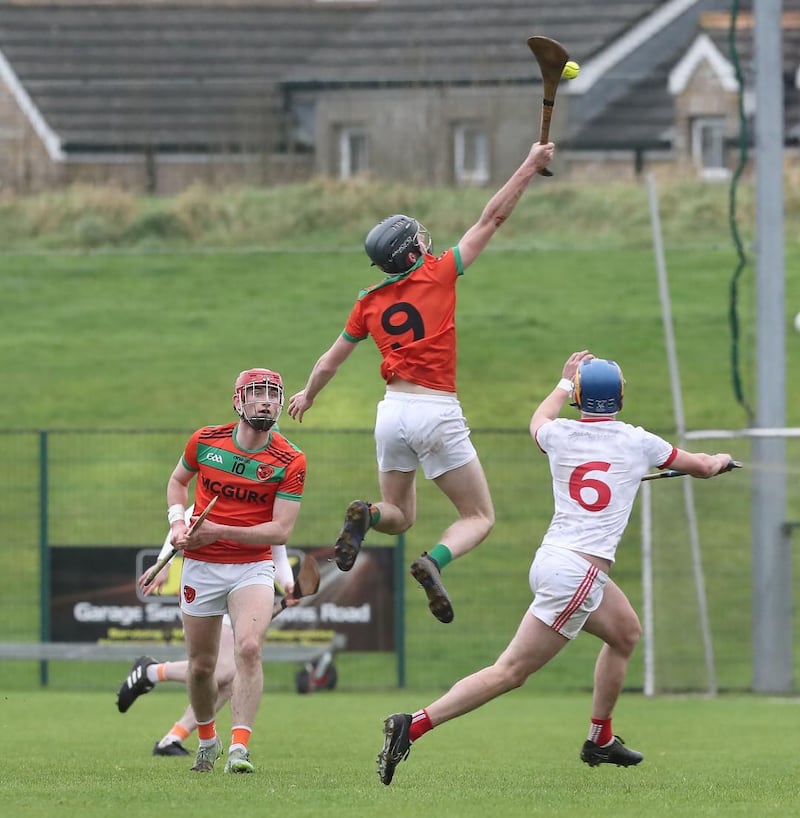 Lavey pulled away from Eoghan Ruadh Dungannon after half-time in the first semi-final to win by 3-16 to 0-12
Picture: Margaret McLaughlin