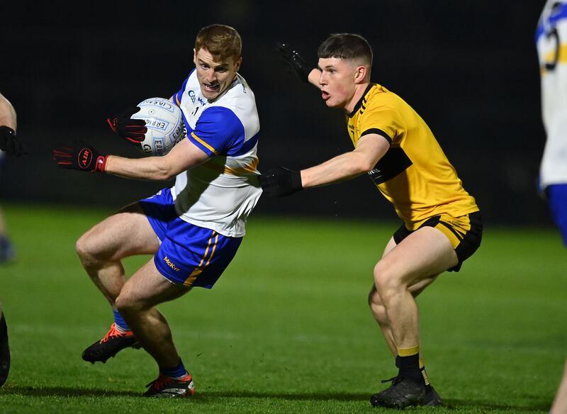 Peter Harte helped Errigal Ciaran turn the screw in Saturday night's Ulster club SFC preliminary round victory over St Eunan's. Picture by Oliver McVeigh