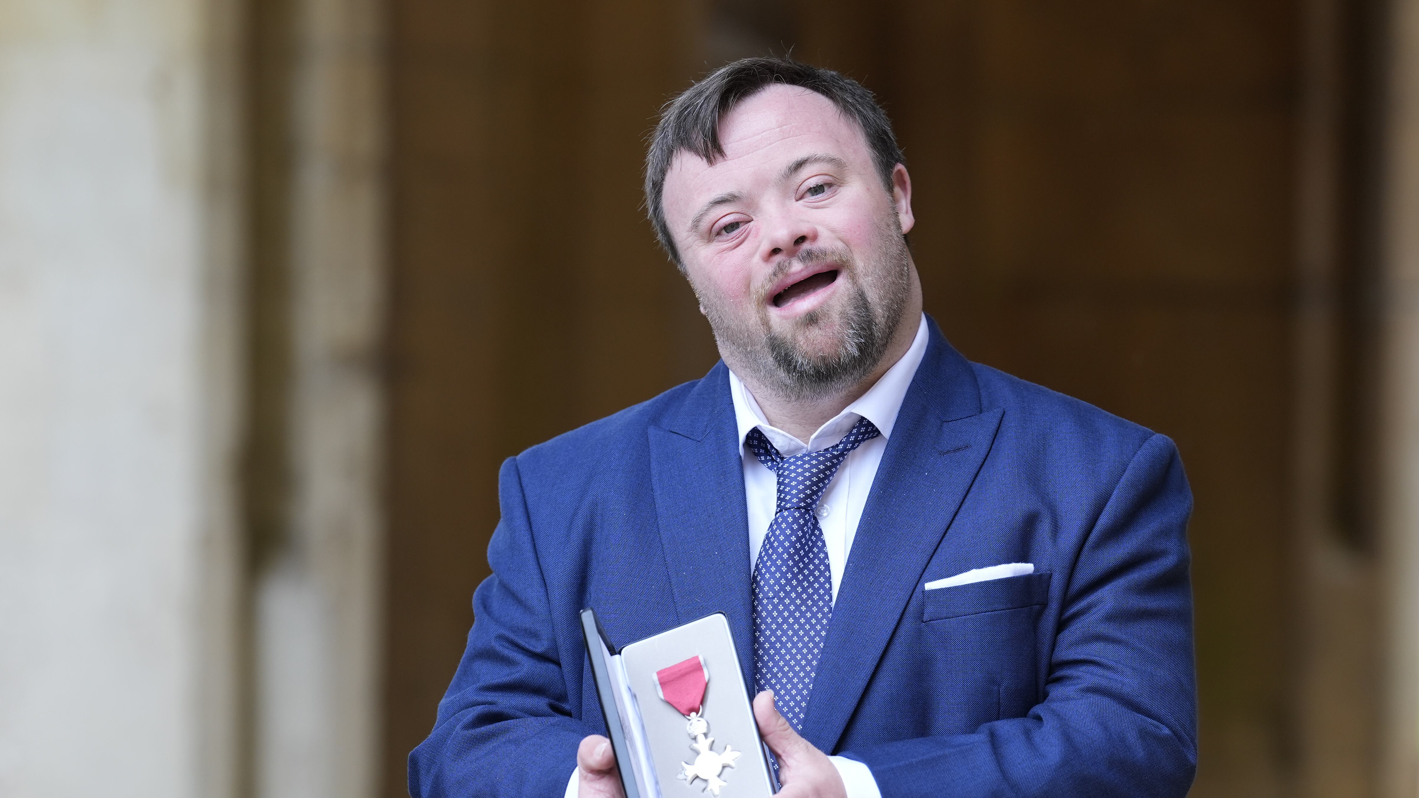 James Martin was made an MBE by the Prince of Wales at Windsor Castle