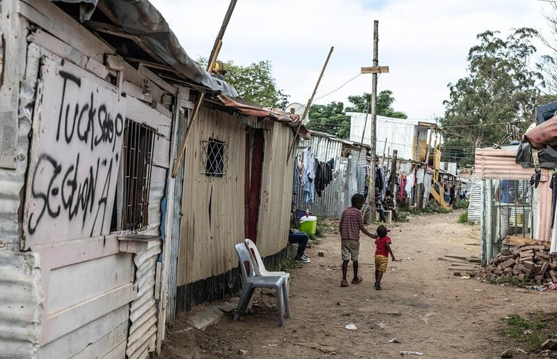 Quarry Road informal settlement is flagged to be moved to a safer, properly serviced site. But relocation is a slow process and needs community buy-in. Picture by Paul Botes