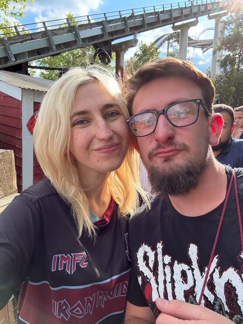 Black Sabbath fans Emily Pywell, 29, from London and her boyfriend Brandon Hall, have failed to get tickets to the one-off Black Sabbath show