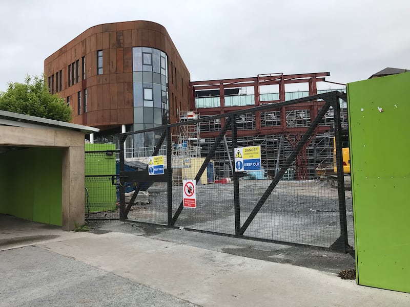 The Royal Maternity Hospital in Belfast under construction