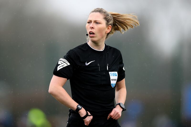 Abigail Byrne is one of England’s top female referees