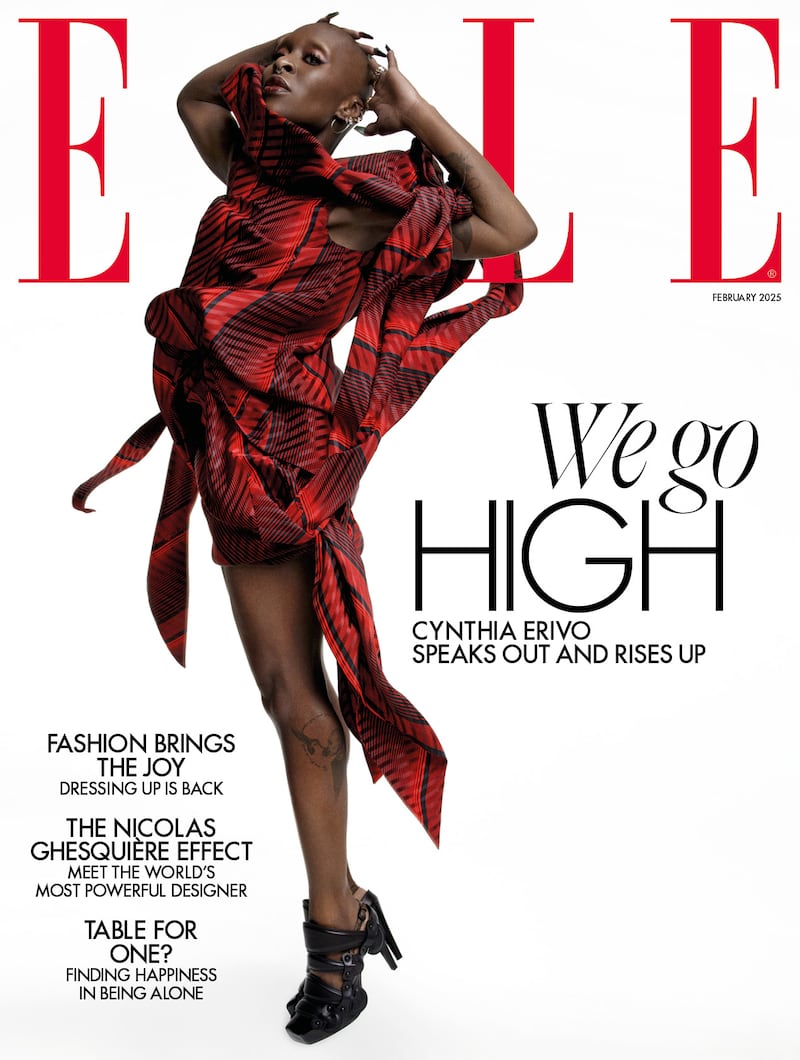 The cover of Elle UK’s December edition ( ELLE UK / Fabien Montique)