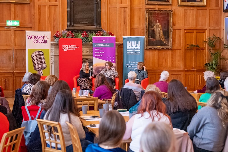 Many of the women who took part in the panel discussions or gave an address, admitted to feeling a strong sense of imposter syndrome in relation to their career  picture courtesy of QUB and WIMB