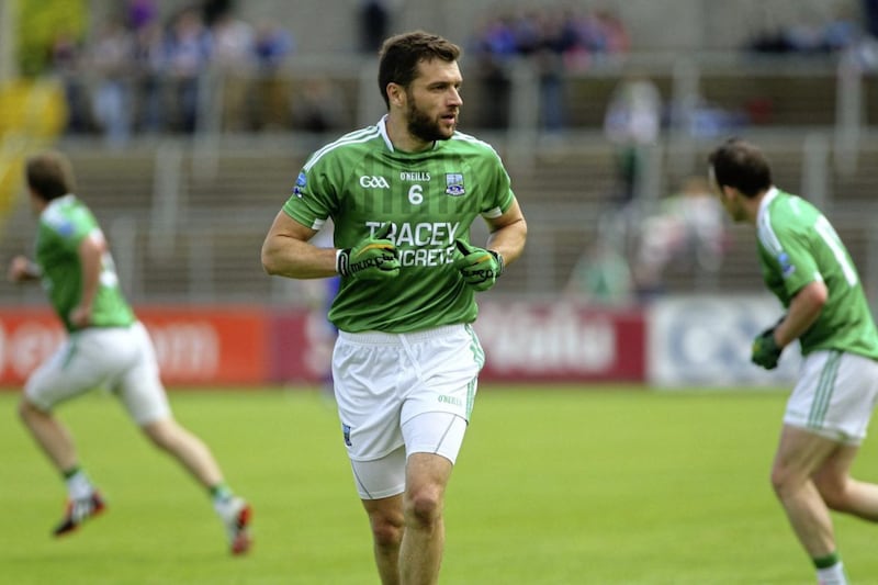 Ryan McCluskey marked some of the top forwards in the game during a long career in the green of Fermanagh.<br /> Picture by Seamus Loughran.