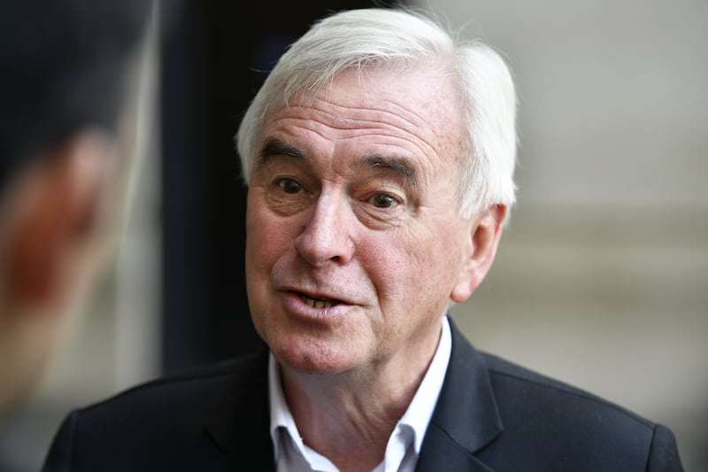 Former shadow chancellor John McDonnell is among the seven MPs suspended from the Parliamentary Labour Party