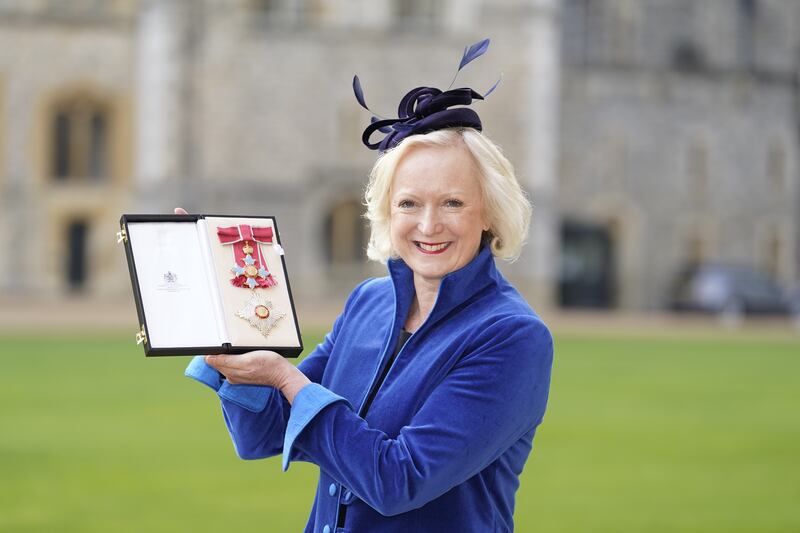 Dame Ruth Beverley, also known as Ruth May, after being made a Dame Commander of the British Empire in January