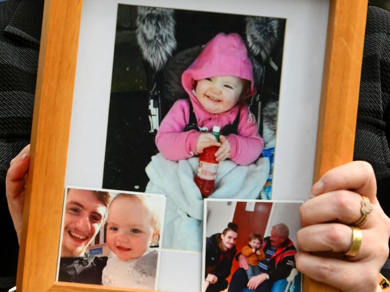 Alan Lewis - PhotopressBelfast.co.uk.     21-5-2024
Murdered baby Ali Jayden Doyle’s aunt Cathleen outside Belfast Crown Court after seeing the baby girl’s killer plead guilty today, (Tuesday 21st).  
Court Copy by Ashleigh McDonald via AM News
Mobile :  07968 698207
