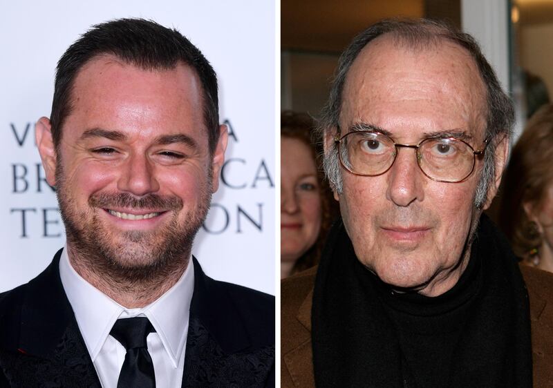 Danny Dyer (left) and Harold Pinter