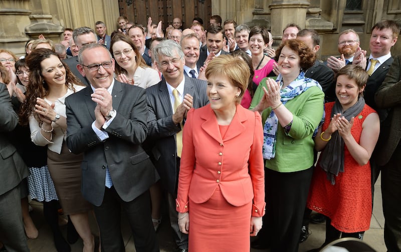 There was a landslide win for Nicola Sturgeon’s SNP in 2015