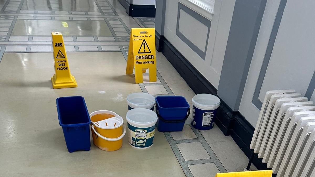 Damp issues and buckets have been common sights for MLAs and staff at Stormont over the last decade