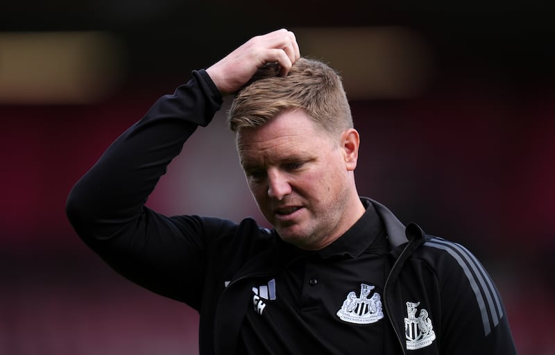 Newcastle boss Eddie Howe has had a frustrating summer transfer window