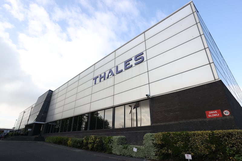 Thales was again targeted by protesters calling for a ceasefire in Gaza