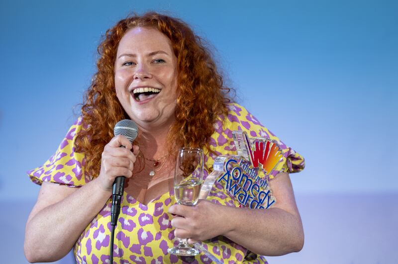 Amy Gledhill, winner of the Don and Eleanor Taffner Best Comedy Show award at the Edinburgh Comedy Awards, at the Ghillie Dhu, Edinburgh