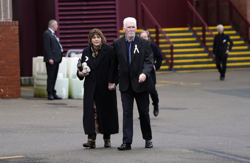 Peter Withe, right, was among those in attendance