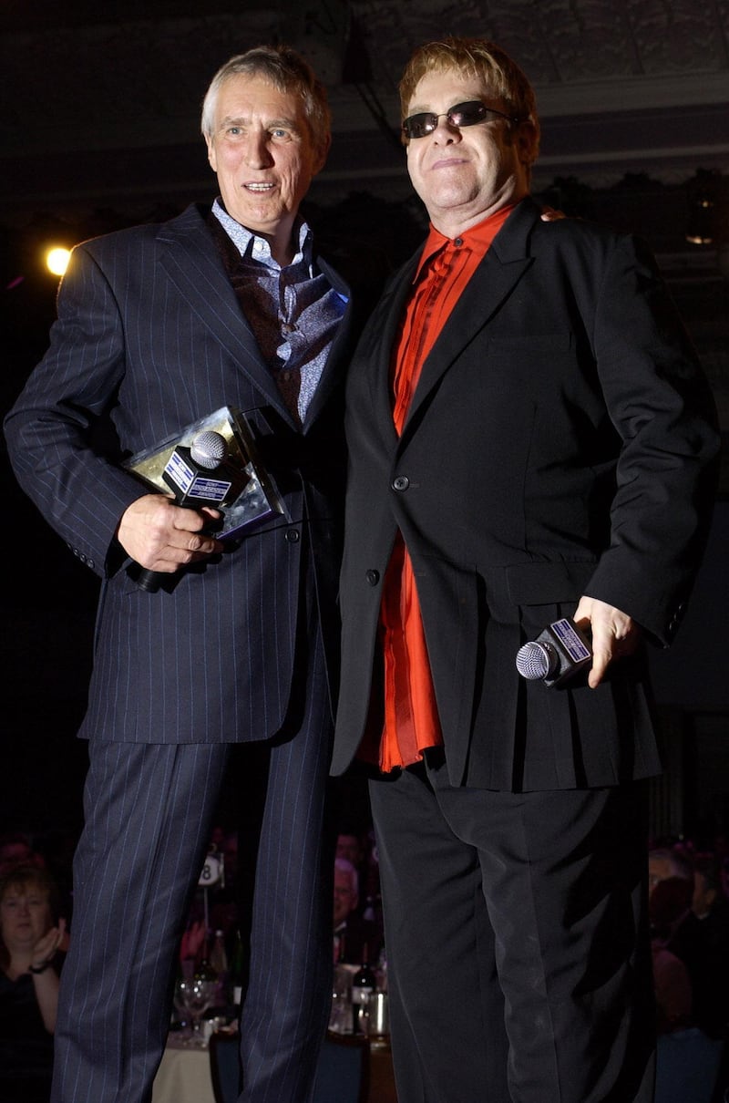 Johnnie Walker with Sir Elton John at the Sony Music Awards