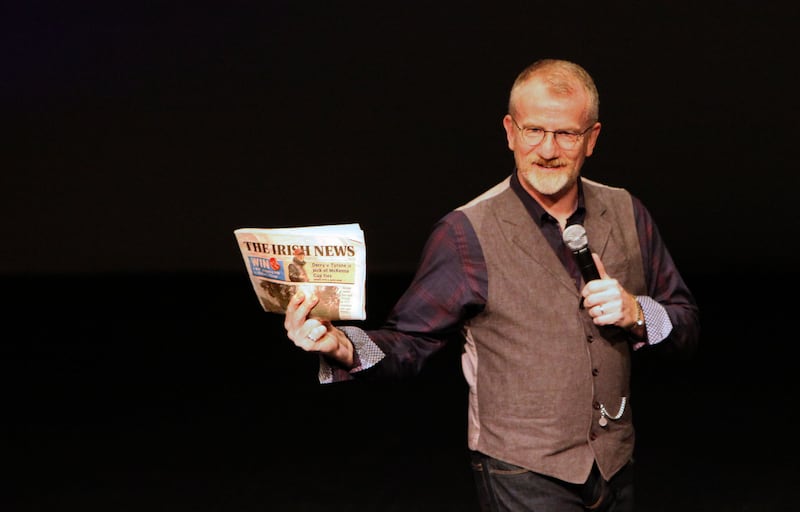 Jake O'Kane at the Ardhowen Theatre, Enniskillen. Picture by Ann McManus