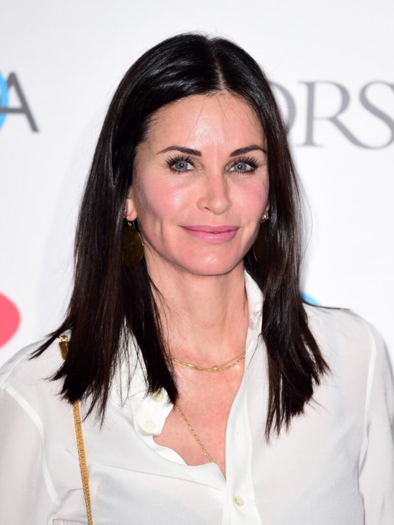 Courteney Cox attending the 61st Annual Ivor Novello Music Awards at Grosvenor House in London