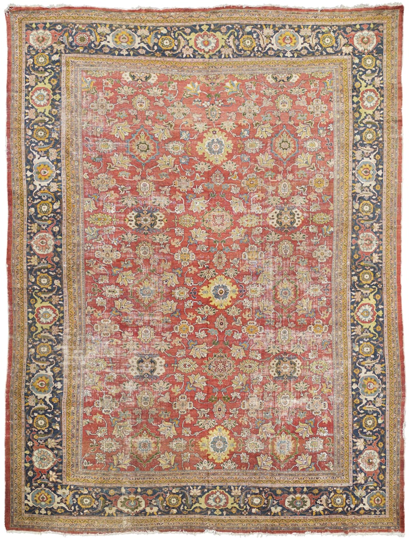 The carpet is expected to fetch between £15,000 and £20,000