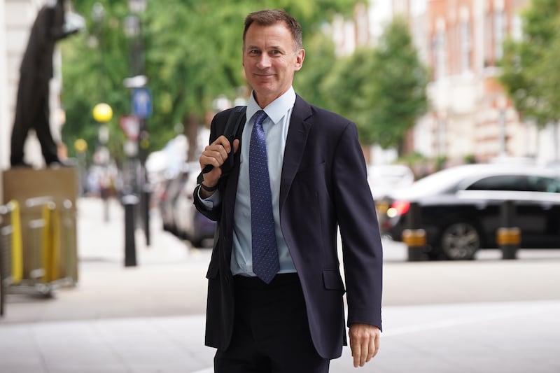 Jeremy Hunt has rejected claims the previous government left a £22 billion ‘black hole’ in the public finances, saying they are ‘bogus’