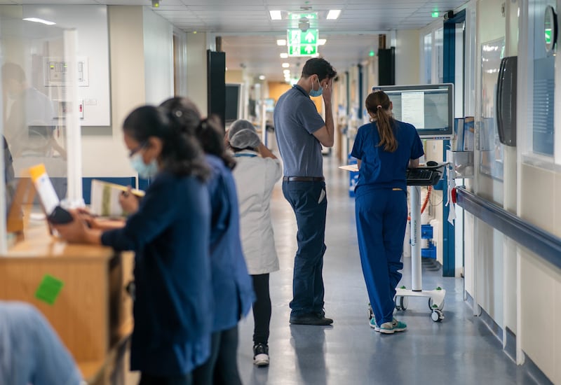 The waiting list for routine hospital treatment in England has fallen to its lowest level for seven months