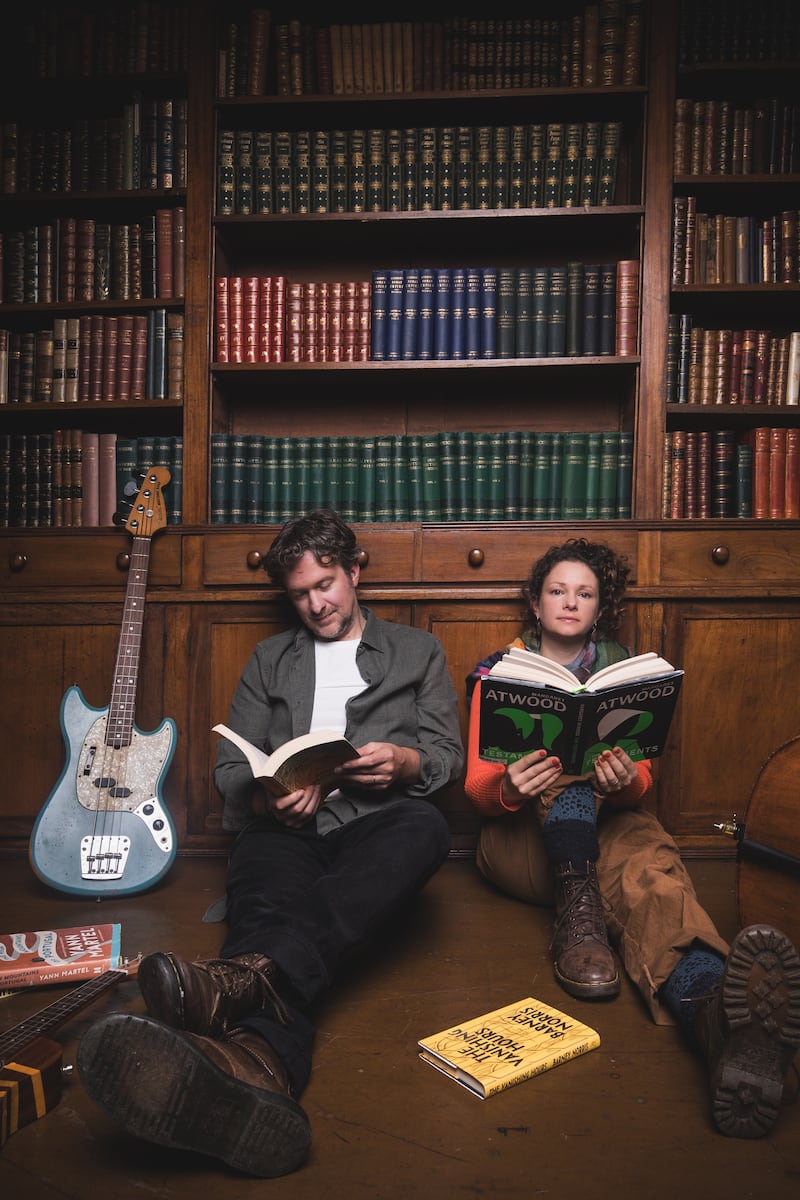 The Bookshop Band write songs inspired by books and perform them to audiences in bookshops (The Bookshop Band)