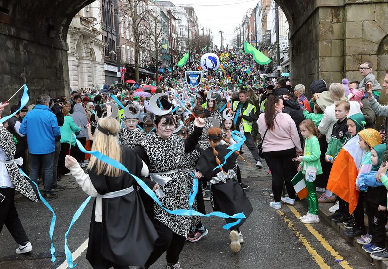 Scenes from the Derry St Patrick's day parade 2024