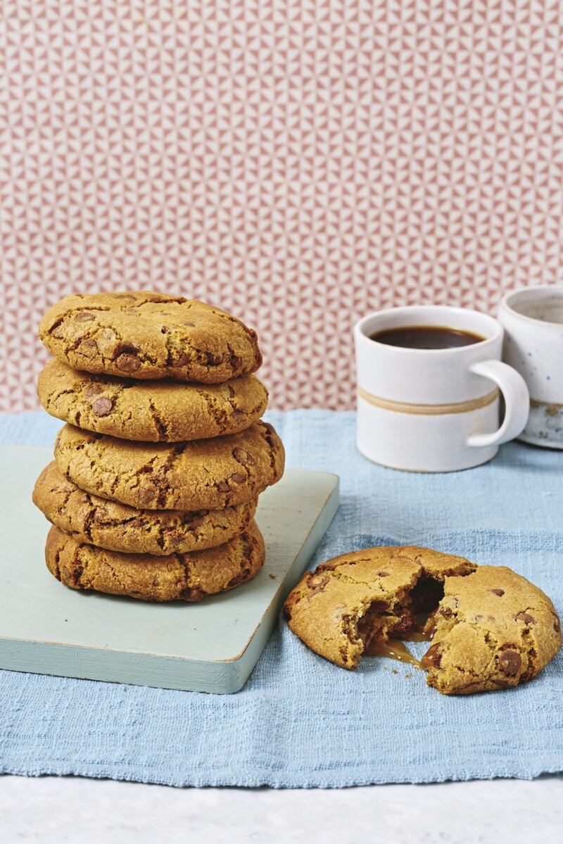 Undated Handout Photo of salted caramel cookies from Jane&#39;s Patisserie by Jane Dunn, published by Ebury Press. See PA Feature FOOD Jane. Picture credit should read: Ellis Parrinder/PA. WARNING: This picture must only be used to accompany PA Feature FOOD Jane. 