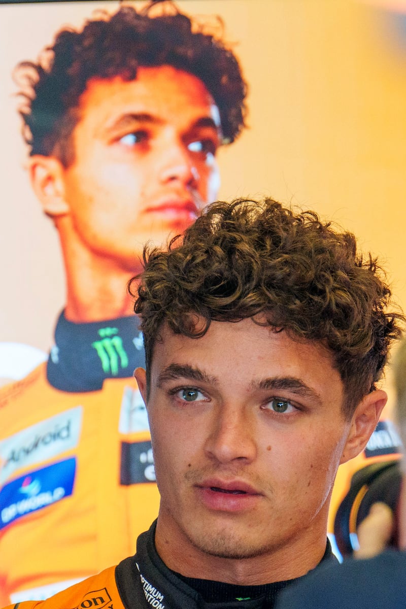 There was frustration for Lando Norris and McLaren (Nick Didlick/AP)