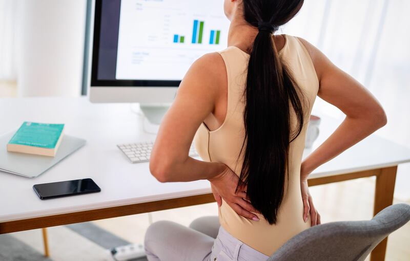 Be conscious of your posture at work