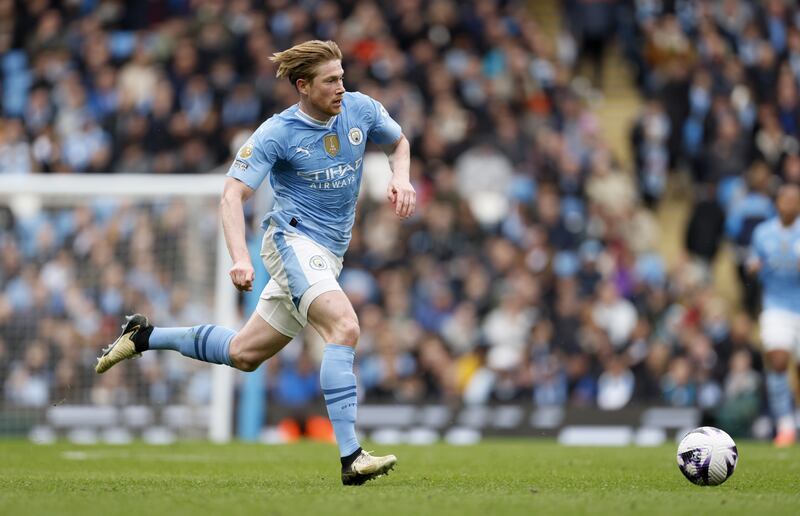 Guardiola hopes Kevin De Bruyne will recover from a blow to the ankle