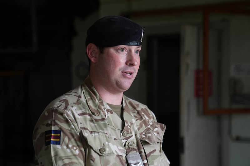 Sergeant Chris Jacques said the Ukrainians have been ‘engaging’