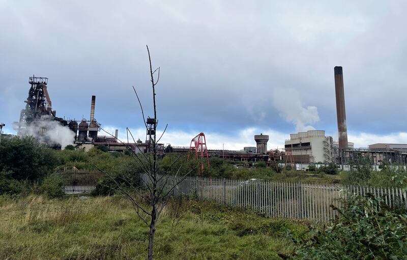 Tata Steel in Port Talbot, where the last blast furnace at one of the biggest steelworks in the world shut down